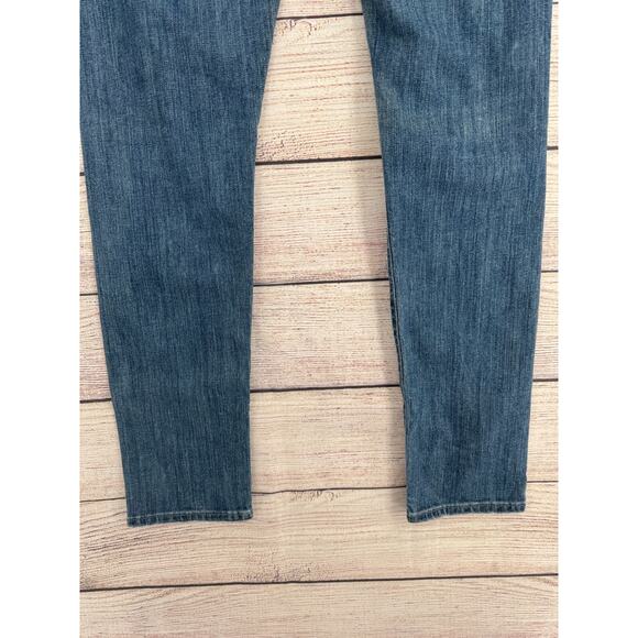 AG Adriano Goldschmied the Nolan Relaxed Slim jeans Women's 28 Blue Distressed - Picture 8 of 14